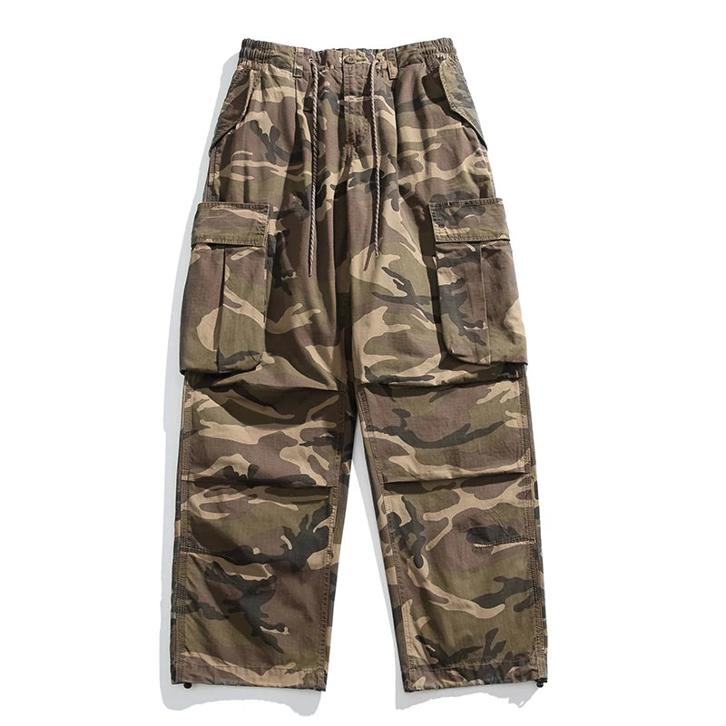 Pantalón Cargo Camuflaje | Estilo Táctico | Algodón | Hombre | Ticotrendy