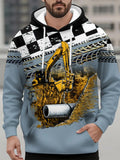 Sudadera Vintage Hombre Y2K ∣ Oversize ∣ Estampado Camión