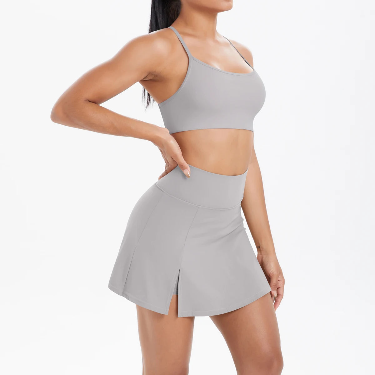Conjunto Deportivo Yoga 2 Piezas | Ticotrendy Sujetador Shorts Mujer Estilo Fitness