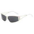 Gafas Sol Y2K Ahuecadas Envolventes Gradiente | Estilo Punk Steampunk Viajar