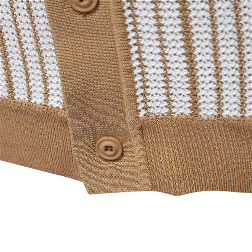 Polo Malla Panel Contraste Hombre | Cuello Vuelto Transpirable | Tallas S-XXL | Tico Trendy