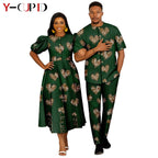 Vestido Estampado Africano Dashiki Pareja | Camisa y Pantalón | Tallas S-6XL | Tico Trendy