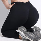 Pantalones de Yoga para Mujer | Tallas Grandes Sin Costuras | Secado Rápido Push-Up | Tico Trendy