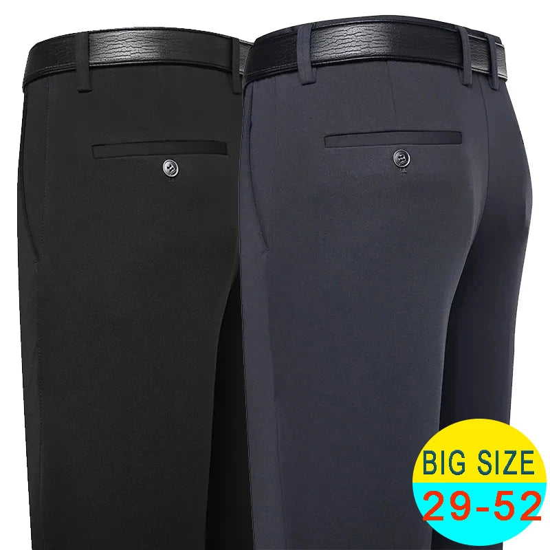 Pantalones de Negocio para Hombre | Talla Grande y Elásticos | Estilo Clásico y Golf | Ticotrendy