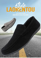 Mocasines Lona Hombre ∣ Transpirables Ligeros ∣ Conducción Zapatos Planos