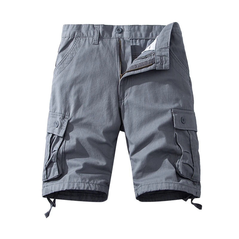 Pantalones Cortos Cargo para Hombre | Algodón Puro y Talla Grande | Senderismo y Deporte | Ticotrendy