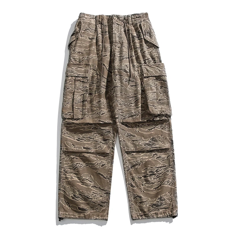 Pantalón Cargo Camuflaje | Estilo Táctico | Algodón | Hombre | Ticotrendy