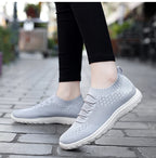 Zapatos Planos Ligeros para Mujer | Tallas 42-43 | Azul, Rosa, Negro, Gris | Verano