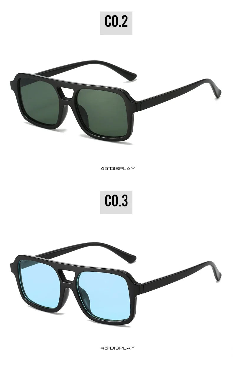 Gafas de Sol Piloto UV400 Mujer Doble Puente Moda Costa Rica