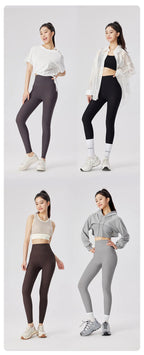 Leggings Piel Tiburón Shaping | Realce Glúteos Sin Costuras | Cintura Alta Sexy Fitness PV | Ticotrendy