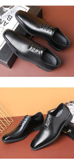 Zapatos Formales para Hombre 2026 | Primavera Otoño con Cordones | Zapatos de Boda y Negocios | Tico Trendy