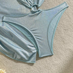 Bikini Brillante de Dos Piezas - Para Brillar en la Noche en la Playa