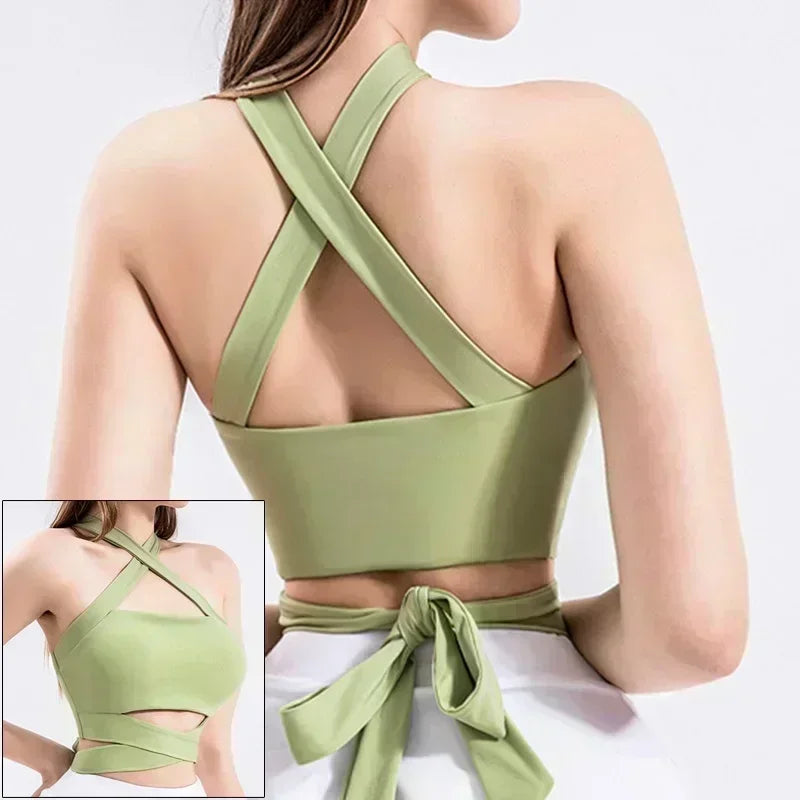 Top Sujetador Deportivo para Mujer | Cremallera Frontal y Realce | Top de Yoga y Fitness