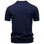 Polo Rayas Estilo Elegante Hombre | Manga Corta Suave Transpirable | Tallas S-XXL | Tico Trendy
