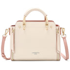 LAORENTOU Bolso grande de hombro de cuero dividido para mujer, bolso grande para mujer, bolso cruzado 2025