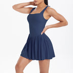 Mono Deportivo de Yoga Mujer | Ticotrendy Ropa Casual Fit Cuello Oblicuo sin Mangas