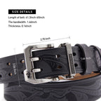 Cinturón de Cuero | Estilo Tico Retro Casual | Para Jeans