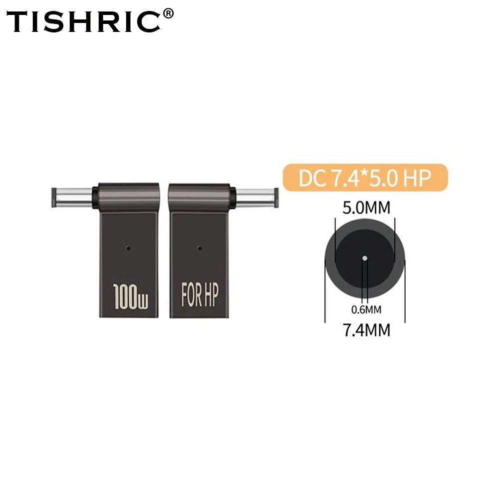 Adaptador Tipo C A DC | Cargador Laptop 100W | Convertidor Power Delivery | Ticotrendy