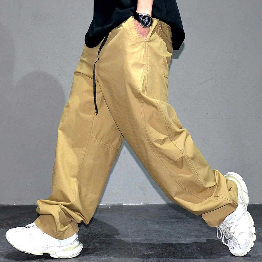 Pantalón Jogger Negro Hombre | Algodón | Cintura Elástica | Ticotrendy