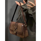 Bolso Hombro Gamuza Sintética Mujer Cruzado Estilo Maillard