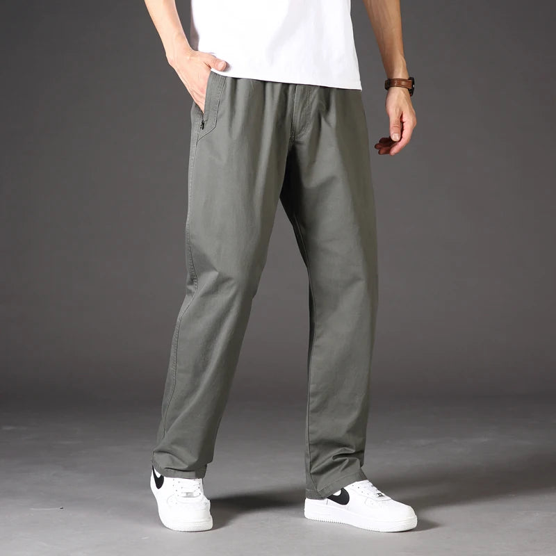 Pantalones Cargo para Hombre | Ajuste Relajado | Colores Negro y Caqui | Ticotrendy
