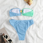 Bikini de Dos Piezas con Concha - Top Sexy para Playas de Guanacaste