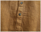 Camisa Lino Algodón Hombre | Estilo Retro | Manga Corta | Cuello Abierto | Ticotrendy Costa Rica