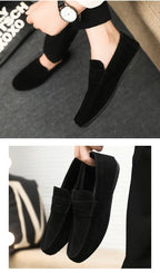 Mocasines Lona Hombre ∣ Transpirables Ligeros ∣ Conducción Zapatos Planos