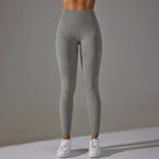 Leggings Sin Costuras Mujer | Yoga Gimnasio | Cintura Alta Ajuste Push Up