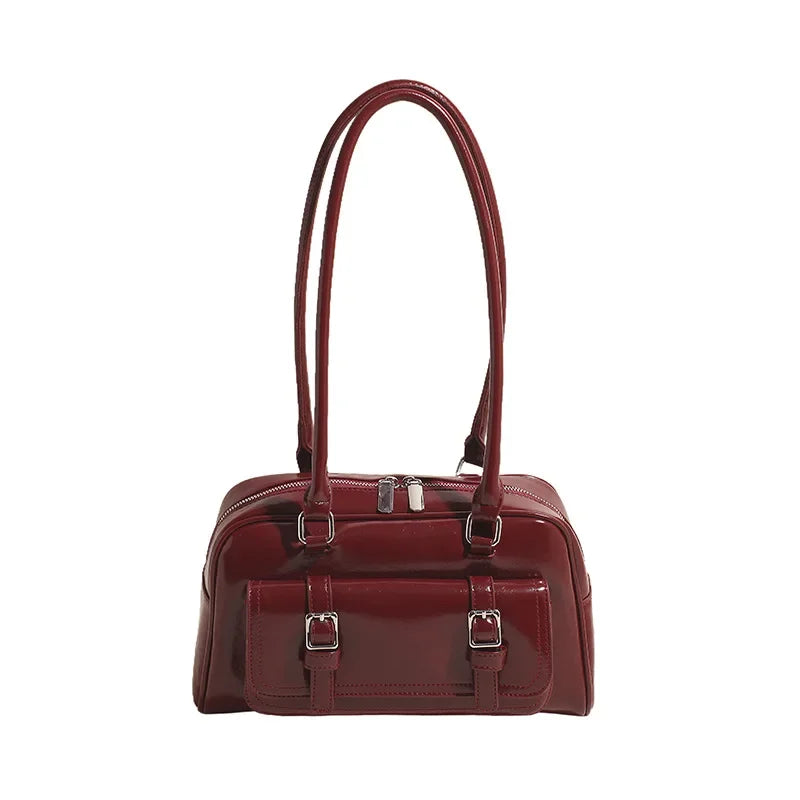 Bolsos De Mano Vintage De Lujo Mujer Elegantes De Piel Sintética