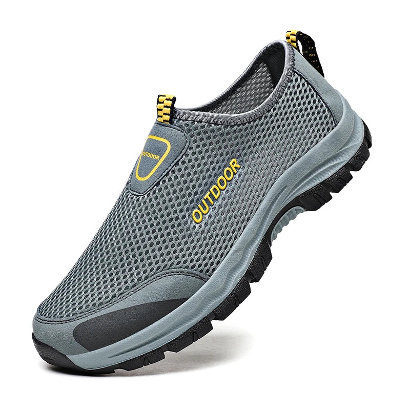 Mocasines Casuales Hombre | Malla Respirable Ligera Confort Estilo Tico | Talla Grande