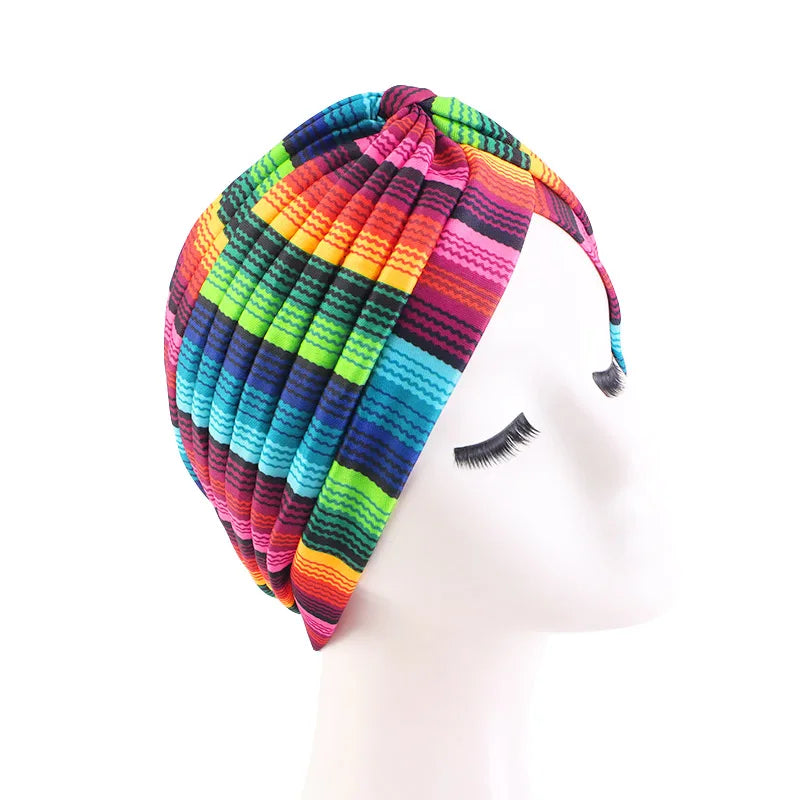 Turbante Hijab musulmán con estampado de volantes para mujer, gorro para envolver la cabeza, Hijab islámico árabe, abaya