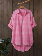 Camisa a Cuadros Manga Larga | Talla Grande | Tico Trendy