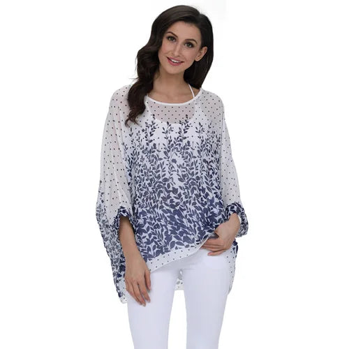 Vestido casual bohemio estilo chiffon disponible en tallas grandes 4XL 5XL 6XL vestido vintage floreado con cuello en O camiseta estilo long top