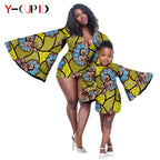Vestido Dashiki y Mini Capa Madre e Hija | Tico Trendy