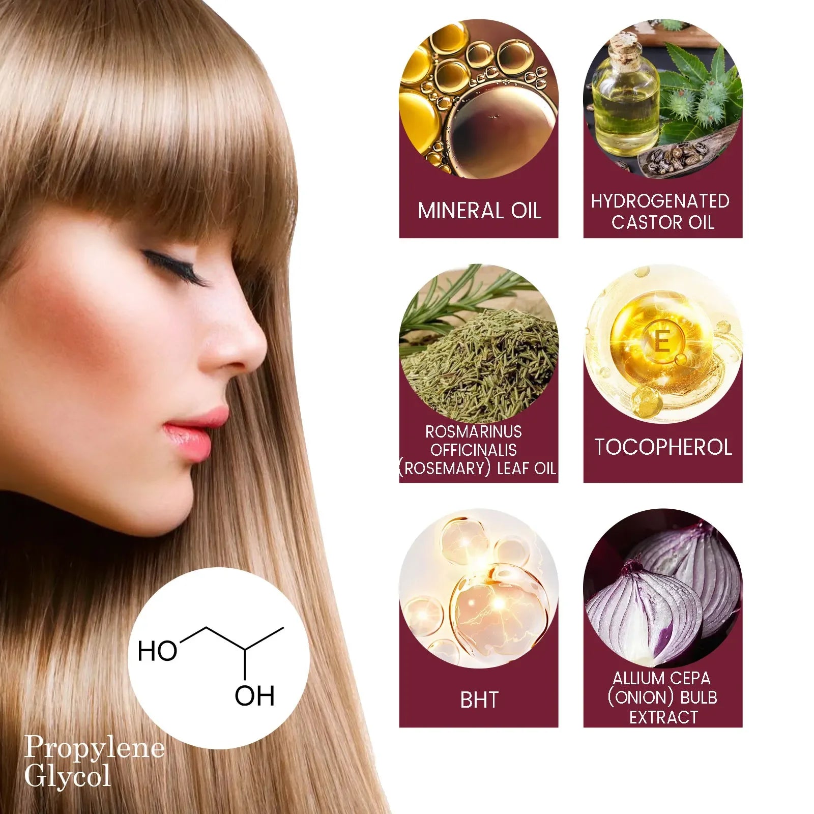 Spray para el cuidado del aceite esencial para el crecimiento del cabello, cebolla roja, previene la caída del cabello, nutre las raíces, mejora la textura del cabello, productos para el cuidado