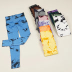 VEQKING Pantalones de yoga sin costuras para mujer, leggings deportivos de cintura alta, elásticos, de secado rápido, pantalones ajustados para gimnasio y entrenamiento