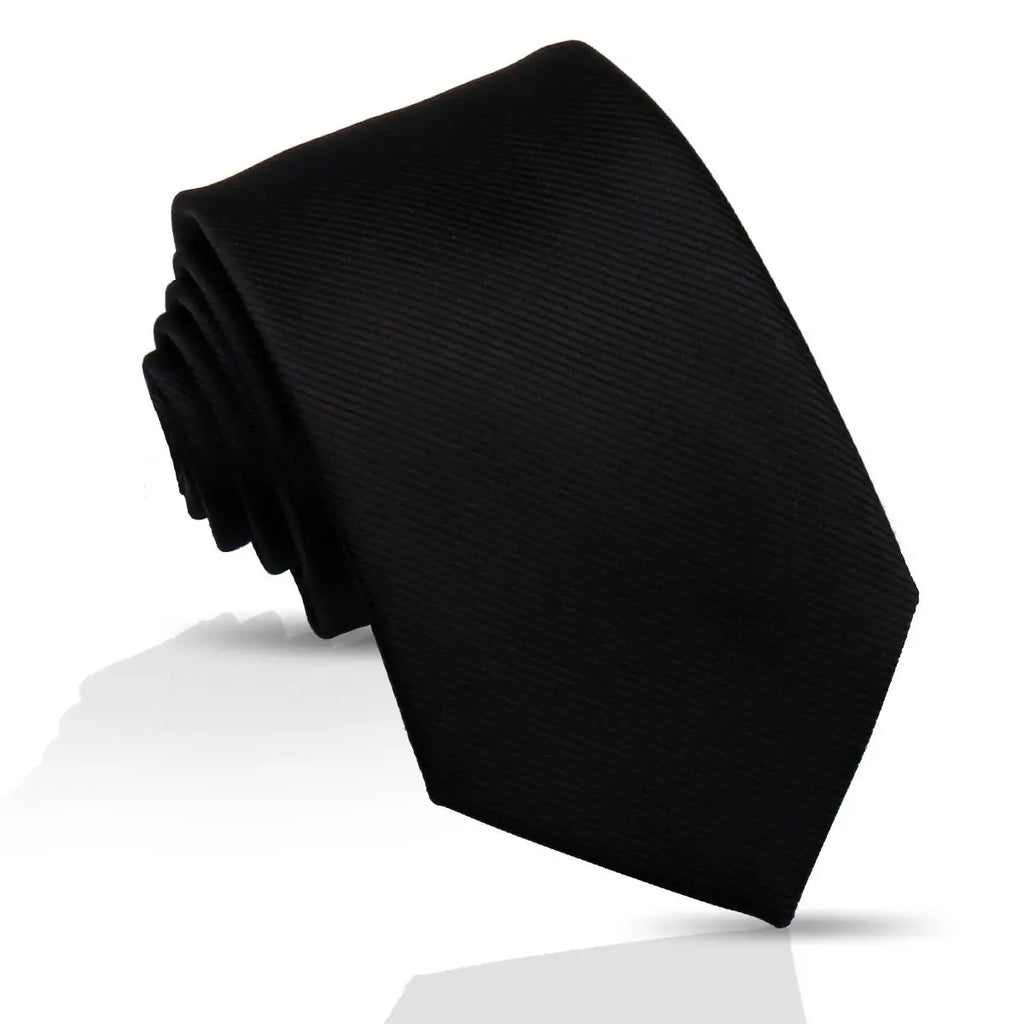 Corbata Lisa De Poliéster Negocios Boda Accesorio De Moda