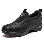 Zapatillas Informales Sin Cordones | Cuero con Cojín de Aire | Antideslizantes | Cómodas