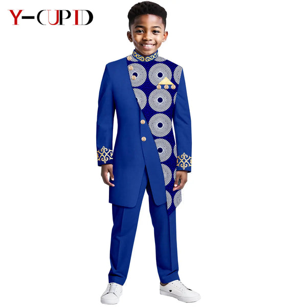 Traje Dashiki Chaqueta Pantalón Formal Niño | Tallas XS-XXL | Tico Trendy