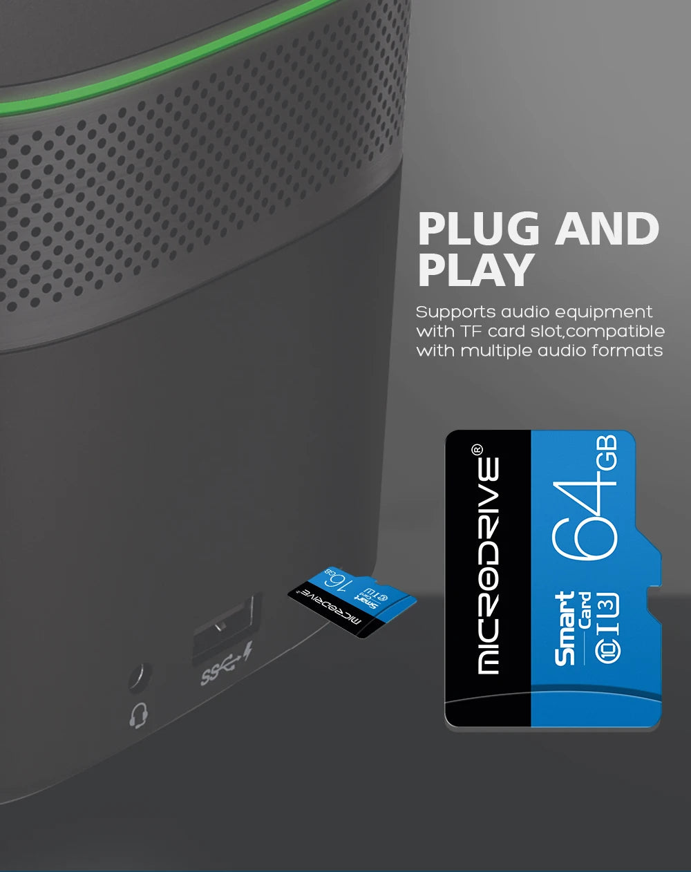 Tarjeta Memoria Micro SD Clase 10 | Velocidad U3 V10 | Ticotrendy Costa Rica