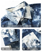 Camisa Casual Hombre | Estampado Único | Manga Larga | Poliéster | Ticotrendy Costa Rica