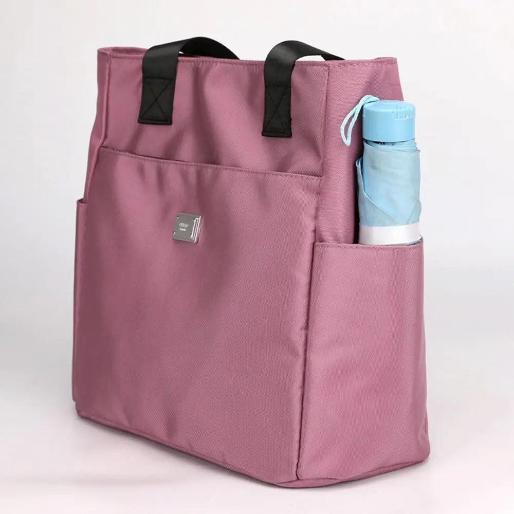 Bolso de Hombro de Nailon Ligero e Impermeable de Gran Capacidad