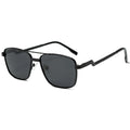 Gafas de Sol CATERSIDE Polarizadas | Lentes Planas y Doble Puente | Montura Metal | UV400