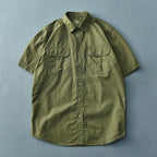 Camisa Casual Hombre | Algodón Puro | Parches Tridimensionales | Manga Corta | Ticotrendy