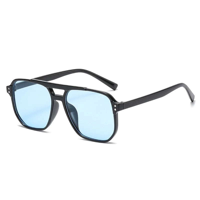 Gafas de Sol Clásicas Piloto Vintage Grandes Doble Haz