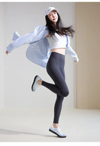 Leggings Piel Tiburón Sensación Desnuda | Sin Costuras Sexy Deportes | Mallas Ajustadas PV | Ticotrendy