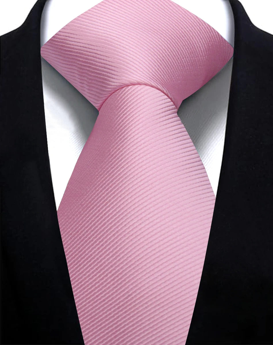 Corbata Lisa De Poliéster Negocios Boda Accesorio De Moda