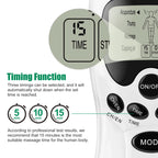 Masajeador Muscular TENS Eléctrico | Terapia Digital Pulso Estimulador | Cuidado Cuerpo Completo