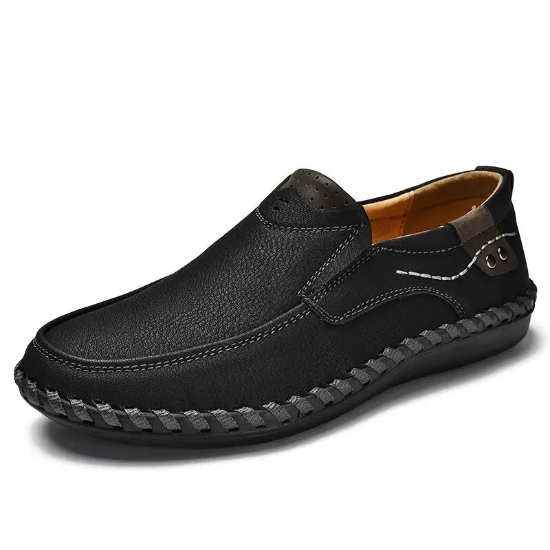 Mocasines Lujo Hombre ∣ Cuero Suave ∣ Zapatos Cómodos para Conducir